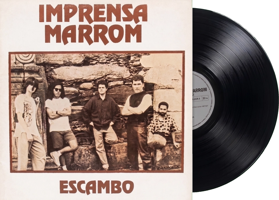 LP Imprensa Marrom aberto